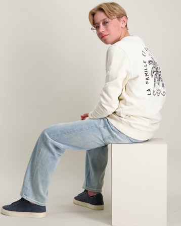 Les Deux Diaz Sweatshirt Crème Pulls Garçon - Kids Brand Store
