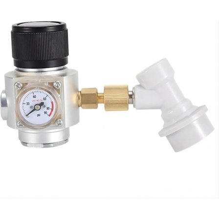 Fattigmannsregulator - CO2-regulator Justerbar Øl-CO2-regulator 0-90 PSI