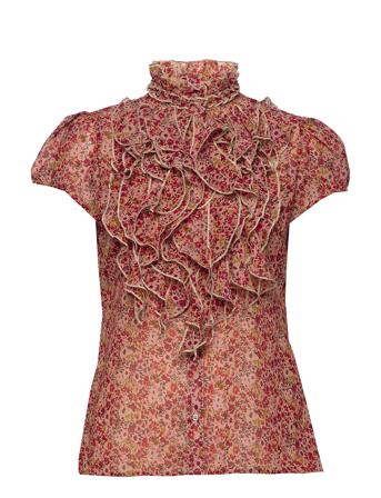 Liljasz Ss Shirt Blouses Short-sleeved Rosa Saint Tropez