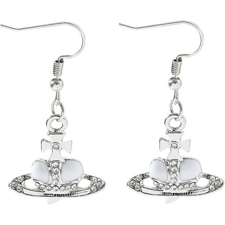 1 st barock strass kärlek hjärta Saturnus planet örhängen smycken