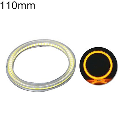 60mm-120mm Bil COB Angel Eye LED Ringlys Forlygte Lampe