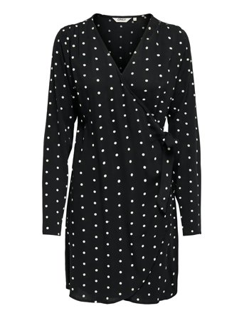ONLY | Onlkeshav L/S V-Neck Wrap Dress Wvn | L