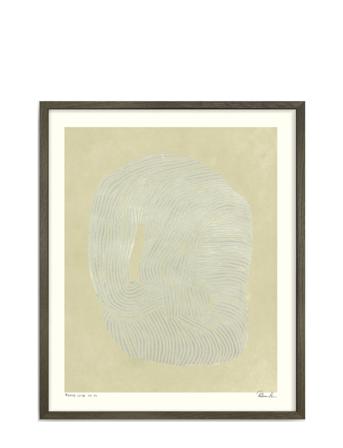 Round Line No. 02 Home Decoration Posters & Frames Posters Graphical Patterns Beige Hein Studio