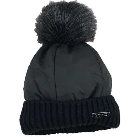 Yksivärinen untuvalakki naisten talvi paksu lämmin tuulenpitävä villahattu ulkoilma turkist pallo Koillinen hattu hiihtohattu 56-58cm