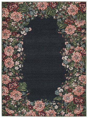 Kitchen Rug Eliza 200X300 Cotton Black