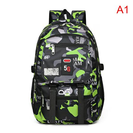 Väska För Flickor Pojkar Barn Ryggsäck Kamouflage Vattentät Nylo