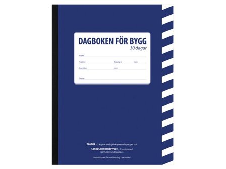 Burde Dagboken för bygg A4 30 dagar - Lyreco - Almanackor och kalendrar > Dagböcker > Dagböcker
