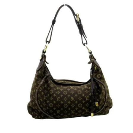 Louis Vuitton Vintage, Pre-owned Cotton Louis Vuitton Bags Bruin, Dames, Maat:ONE Size