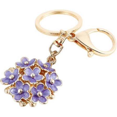 Kreativ Blomst Nøkkelring Bilnøkkelring Anheng Veske Hengende Dekorasjoner Håndveske Anheng Veske Nøkkelring