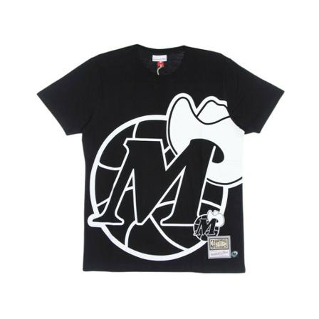 Mitchell & Ness, T-shirt Zwart, Heren, Maat:L