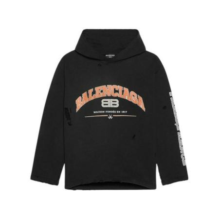 Balenciaga Sweatshirts ; Hoodies , Zwart , Dames , Maat: S