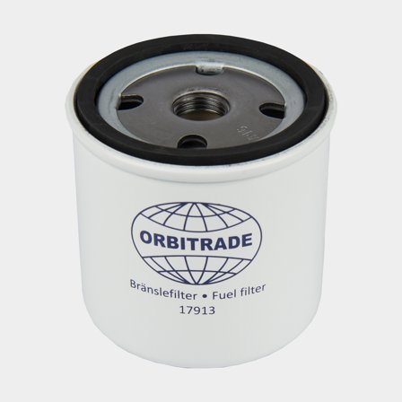 Polttoainesuodatin Orbitrade 829913, sisämoottorille, Spin-On, Volvo Penta MD5, MD7, MD11, MD17, 2001, 2002, 2003