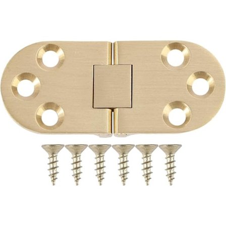 Messinghængsler med skruer til klapborde, skabsdøre, møbler