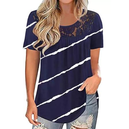 Printed Lös Topp