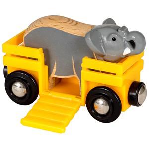 BRIO BRIO World - 33969 Wagon With An Elephant 3+ years - Vehicles - 3+ years - Yellow - Junge - Toy trainset