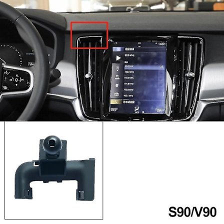 Autokohtainen puhelinpidike Volvo Xc40 Xc60 S90 V90 S60 V60 2018 2019 202 (malleille S90 V90)