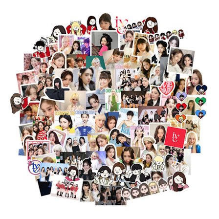 100 st/set Kpop Ive Klistermärken Album Eleven Sticker