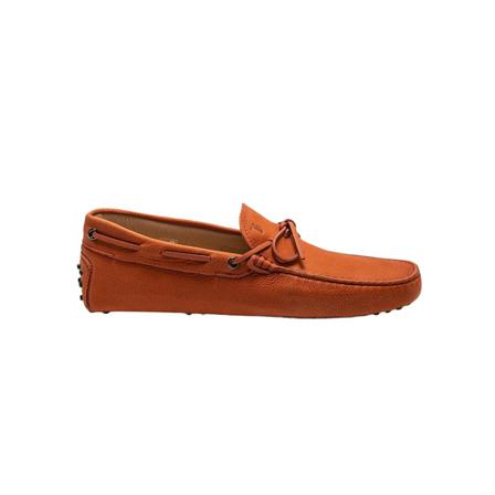 Tod's, Moccasins with laces Pomarańczowy, Mężczyzna, Rozmiar: 41 EU