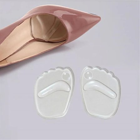 Silicone Gel Forefoot Insole Shoes Pads High Heel Soft Orthopedic Insole Anti-Slip Foot Protection Foot Cushions Pain Relief