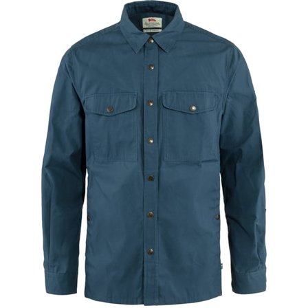 Fjällräven Singi Overshirt S - male - Indigo Blue - Skjorta