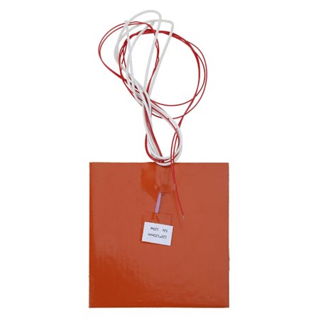 3D-skrivare Silikon Värmeplatta 120x120 mm Värmeplatta Matta 12V 120W Skrivare Uppvärmd Bädd