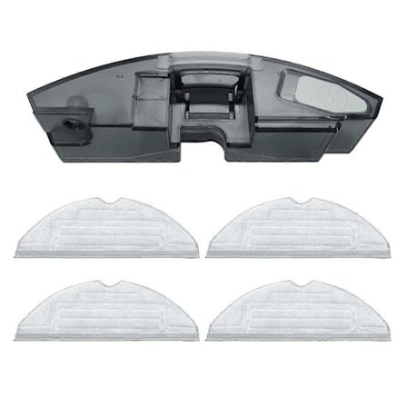 Erstatningsvandtank med 4 moppepuder Kompatibel med S7 MaxV Ultra/S7 MAXV/S7 Pro Robot