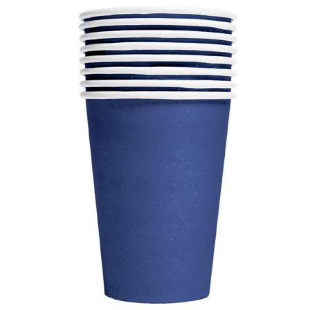 Pappersmuggar Mörkblå 21 cl 8-pack