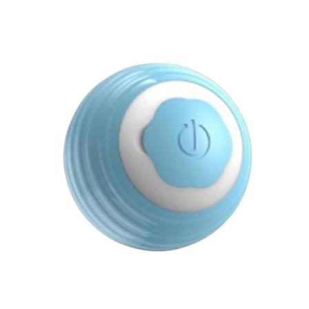 lykk t kissalelut - S hk inen automaattinen rullaava pallo interaktiivinen kissanpentujen koulutuslelu blue