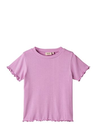 T-Shirt S/S Irene Tops T-Kortærmet Skjorte Purple Wheat