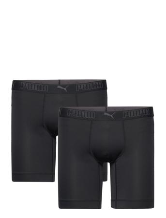 Puma Sport Microfiber Long Boxer 2P Black PUMA