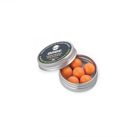 Oros Strike Indicators 6pcs in Alu Jar - Small Orange