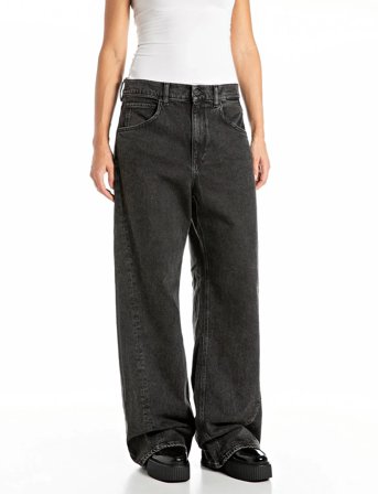 Replay Narja Trousers Baggy - Grey - 30 x 30