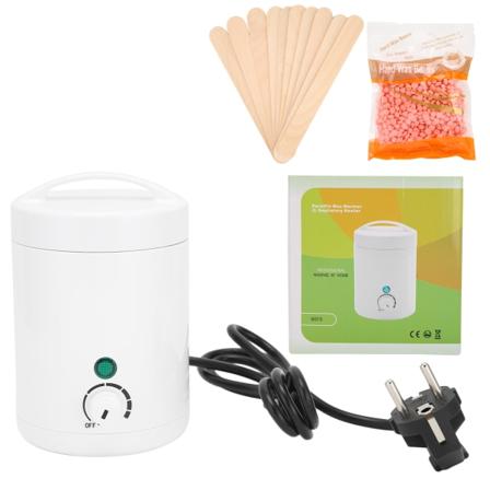 Kotitalouksien vahanlämmitin vahapavut puinen tikku karvanpoistotyökalusarja kainaloille EU Plug 220V