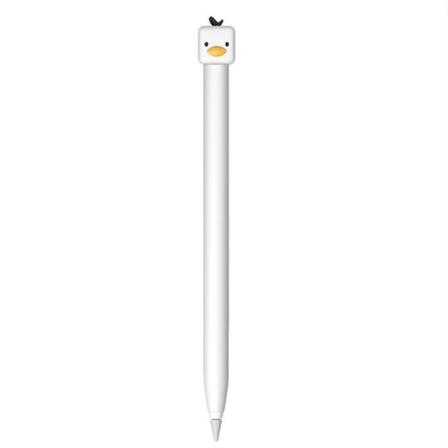 Silikon Case Stylus Cover Vit För Äppelpenna 2:a