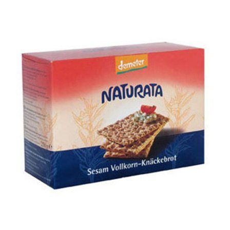 Naturata Knækbrød m. sesam Ø 250 g, Helse & Madvarer, Brød, Kiks & Kager, Knækbrød