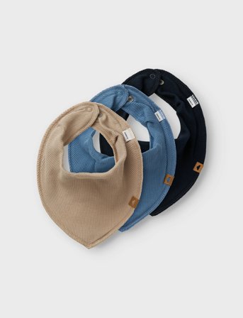 name it Nbnyvetti 3P Scarf Bib Noos - Navy - ONE SIZE