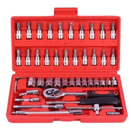 Ledningsfri Elektrisk Slim Ratchet Sæt, Vessel Elektrisk Ratchet 3/8 Drive