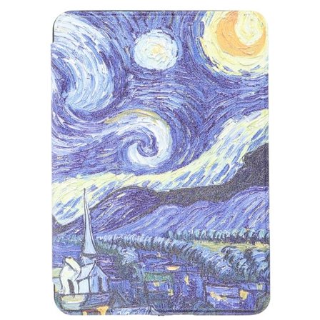 Kindle Paperwhite 2018 4. generation lædercover Van Gogh