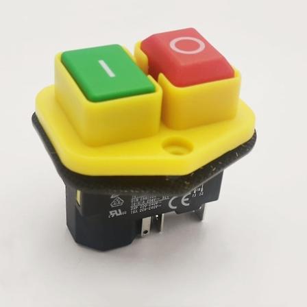 1 kpl KJD17B painikekytkin 220V-240V 16A 5-nastainen s hk ty kalun kytkin OV[-Xin 5-pin