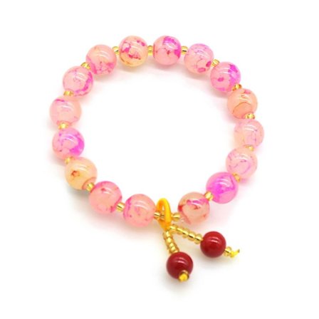 3 STK Glasperler Armbånd Justerbar FARVE 6 FARVE 6