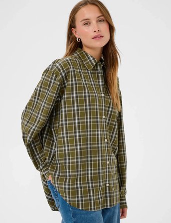 Kaffe Kachris Shirt - Green - 40