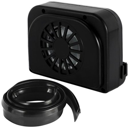 Solar Auto Fan Elektrisk Bilrude Ventilator Køling Bærbar Køretøj Udluftning
