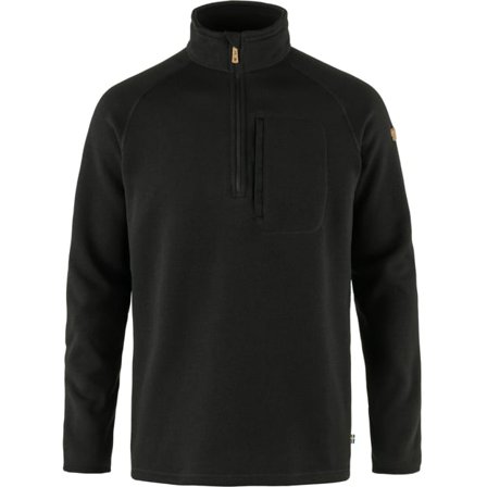 Fjällräven Övik Fleece Half Zip S - male - Black - Fleece