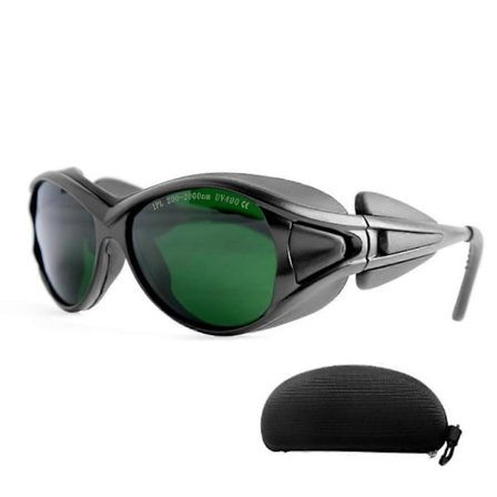 Rødlysbehandlingsbriller, lasersikre briller IPL 200-2000nm, øyebeskyttelse for rødlysbehandling