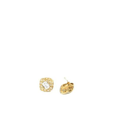 Chanel Vintage Pre-owned metal Earrings , Geel , Dames , Maat: ONE Size