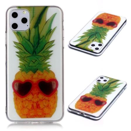 Mønstertryk IMD Fleksibel beskyttelse af telefon cover iPhone 11 Pro Max 6,5 tommer (2019) - Orange Orange