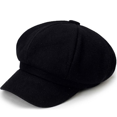 Hatter til kvinner Beret Caps Høst Vinter Damer Oktagonal Hatt Casual Mote Beret Malerhatt