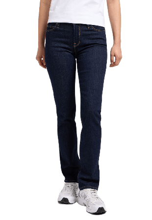 Lee Marion Straight Jeans Dam Blå 30/31