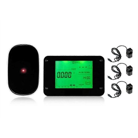 Langaton Sähköenergian Seuranta Laitteisto Reaaliaikaiseen Energiankulutuksen Seurantaan Yksi- Tai Kolmivaiheisille Sähkömittareille (3 Muuntajaa)