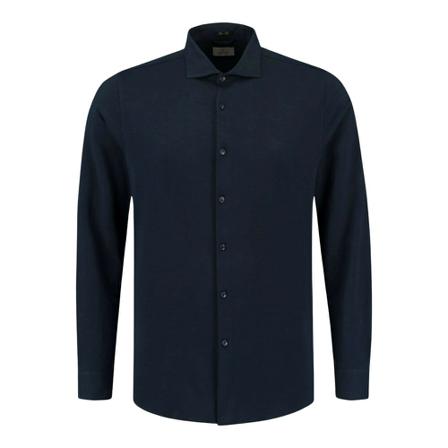 Dstrezzed, Shirt stretch slub jersey Blauw, Heren, Maat:L